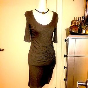 Banana Republic Ruched Midi Dress!